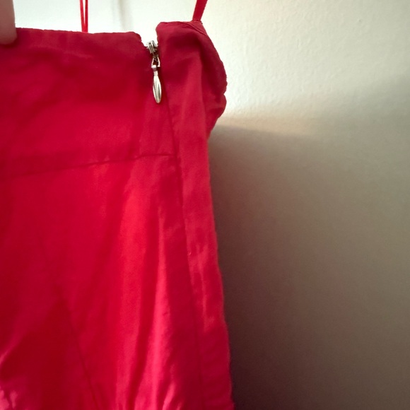 Pink Strapless Ruffle Dress - Picture 4 of 4